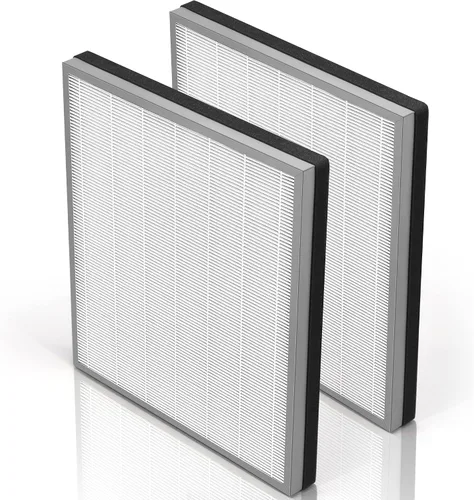Miniatura 8 de Paquete de 1 repuesto de filtro HE400 compatible con purificador de aire Shark 4 con bloqueo avanzado de olor HE400 HE401 HE402 HE405, filtración 3
