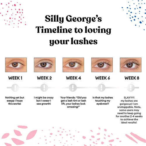 Miniatura 3 de Silly George Suero de crecimiento de pestañas para cejas más gruesas, más llenas, más largas y atrevidas, suero premium, potenciador de pestañas