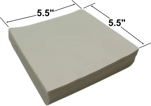 Miniatura 3 de Kitchen Geeks Hamburger Patty Paper - 1000 hojas cuadradas de papel encerado de 5.5 x 5.5 pulgadas para hacer hamburguesas, hacer hamburguesas