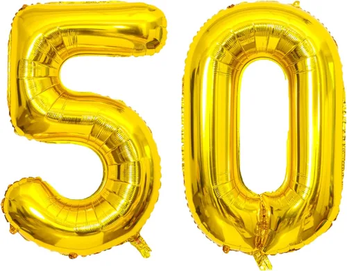 Miniatura 36 de SINBEE Globo dorado del número 10, papel de aluminio Mylar de 40 pulgadas, decoración de fiesta reutilizable para cumpleaños, aniversario, Oro