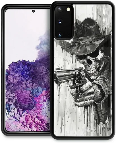 Miniatura 141 de CARLOCA Funda compatible con Samsung Galaxy S20, familia de jirafas divertidas en blanco y negro, para niñas y mujeres, diseño gráfico de moda, a