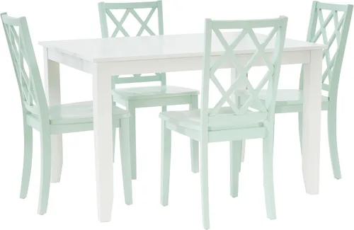 Miniatura 30 de Powell Silla auxiliar de comedor Conolly Blue Graphite