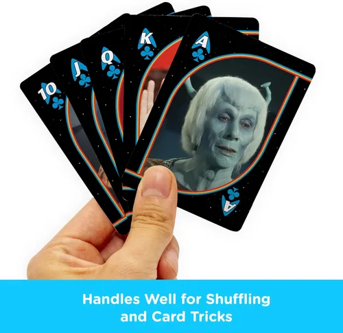 Miniatura 4 de Aquarius Star Trek - Juego de cartas de la serie original, tamaño estándar, baraja temática con 52 diseños únicos de ciencia ficción, regalo