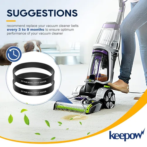 Miniatura 6 de KEEPOW Correas de repuesto compatibles con Bissell TurboClean/PowerForce PowerBrush Pet Carpet Cleaner 2987, 1986, 2910, 2190W, 2806, 28062, 28068