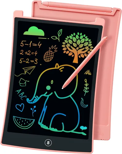 Miniatura 7 de KOKODI Juguetes para niñas y niños de 3, 4, 5, 6 años, tableta de escritura LCD reutilizable de 10 pulgadas, colorida, para garabatos, almohadilla