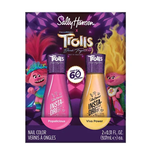 Miniatura 10 de Sally Hansen Colección de esmaltes de uñas Insta-Dri x Trolls - Here We Go Again! - 0.31 onzas líquidas 136 - ¡Aquí vamos de nuevo!