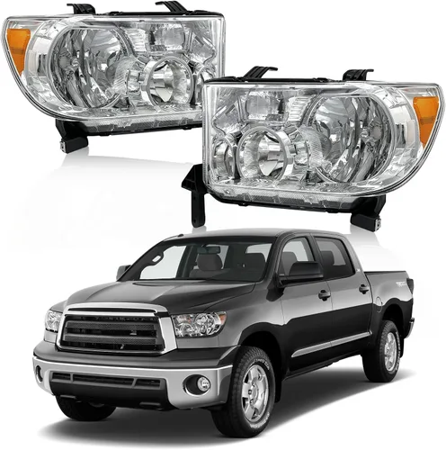 Miniatura 10 de para conjunto de faros delanteros Toyota Tundra 2007-2013 (modelos sin nivelación de faros)/ faro delantero Toyota Sequoia 2008-2017