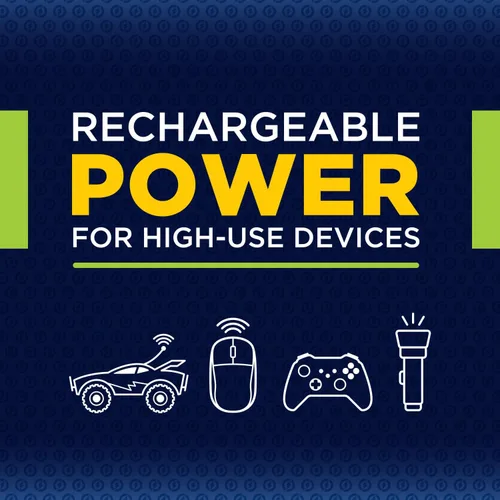 Miniatura 6 de Rayovac Baterías AA recargables, baterías recargables dobles A (4 unidades)