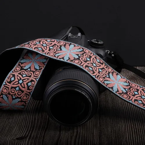 Miniatura 4 de Correa para cámara, tejido jacquard de 2 pulgadas, correas de hombro para todas las cámaras DSLR, hombres y mujeres, fotógrafos