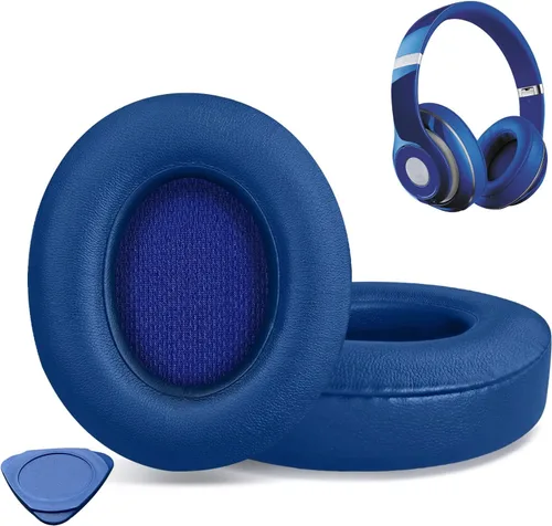 Miniatura 15 de Almohadillas de repuesto para auriculares Beats Studio 2 y Studio 3 con cable e inalámbricos, almohadillas con piel proteica más suave, espuma