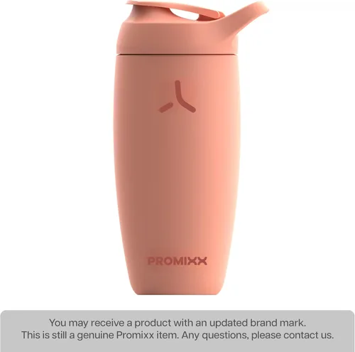 Miniatura 2 de Promixx Pursuit Botella Agitadora Aislada de Acero Inoxidable Botella de Agua y Vaso Agitador, 18 onzas, Coral