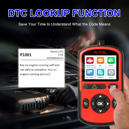 Miniatura 7 de Autel AL549 OBD2 - Lector de código de escáner con diagnóstico ABS y prueba de batería, código de falla del motor de verificación y reinicio