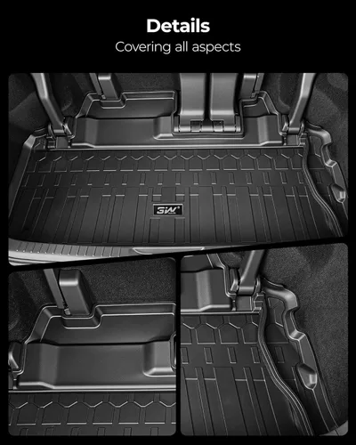 Miniatura 3 de 3W Alfombrilla de carga personalizada para Toyota Sienna 2021-2026, alfombrilla de maletero TPE para Sienna 7 asientos y 8 asientos, accesorios