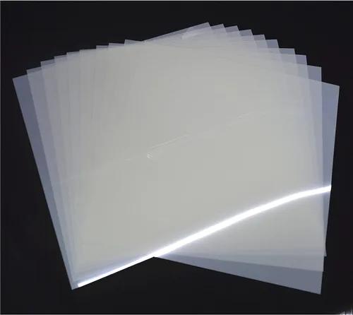 Paquete de 12 plantillas en blanco de 7.5 mil 12 x 12 pulgadas para vinilo Cricut, acetato de PET translúcido lechoso, silueta, material de