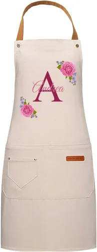 Miniatura 9 de DIY Custom Name & Initial Kitchen Apron for Men & Women