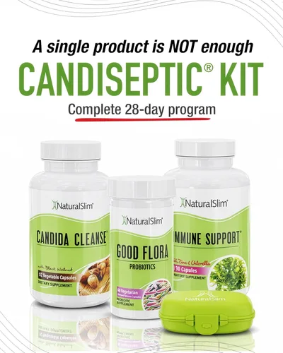 Miniatura 3 de NaturalSlim - Paquete de suplementos de apoyo para limpieza intestinal, kit candiséptico con cápsulas de apoyo nutricional y digestivo, sistema