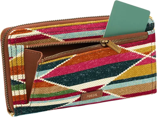 Miniatura 3 de Fossil Logan RFID Zip Around Clutch Wallet