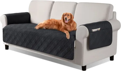 Miniatura 10 de TAOCOCO Fundas de sofá impermeables extragrandes para mascotas y perros con respaldo antideslizante, fundas para asientos de sofá con bolsillo
