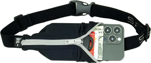 Miniatura 14 de SPIbelt Cinturón para correr para mujeres y hombres, soporte para teléfono para correr, riñonera para correr, soporte para teléfono, cinturón