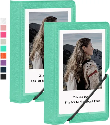 Miniatura 15 de Álbum de fotos mini Lifting con 28 bolsillos para fotos de 2x3 pulgadas, compatible con Fujifilm Instax Mini 7s 8 9 11 25 26 40 50s 90 Evo Z2300