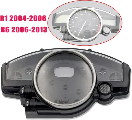 Miniatura 2 de Cubierta del velocímetro para Yamaha YZF R1 2004 2005 2006 R6 2006 2007 2008 2009 2010 2011 2012 2013