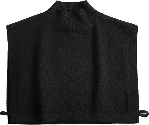 Miniatura 3 de SUZALA Collar falso de encaje, cuello falso desmontable para mujer, cuello falso para blusa, suéter
