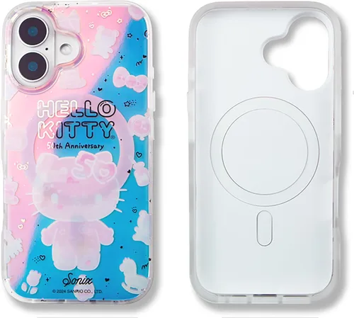 Miniatura 86 de Sonix x Sanrio - Funda para iPhone 15 Pro, compatible con MagSafe, probada en caídas de 10 pies, adivinador Kuromi