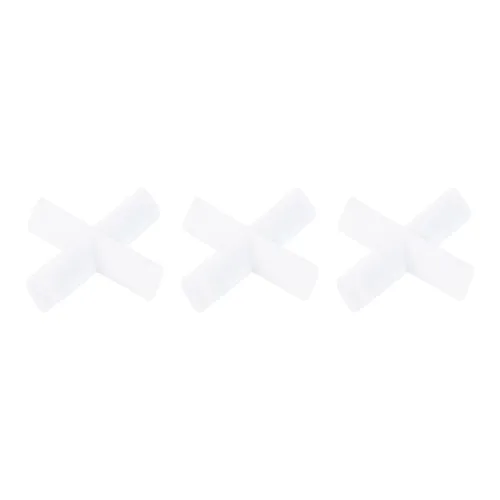 MECCANIXITY Agitador magnético mezclador barra de agitación 40 mm (1.57 ") x40mm forma de cruz PTFE imán de revestimiento blanco para laboratorio 3