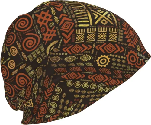 Miniatura 12 de Gorro africano holgado para adultos, tejido elástico, de calavera, gorro de invierno para exteriores para mujeres y hombres