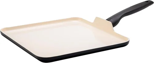 Miniatura 12 de GreenPan Rio - Sartén antiadherente de cerámica saludable de 12 pulgadas, sin PFAS, apta para lavavajillas, color negro