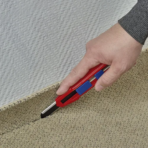 Miniatura 18 de KNIPEX Tools CutiX Cuchillo universal a presión, 6-1/2 pulgadas, rojo/azul