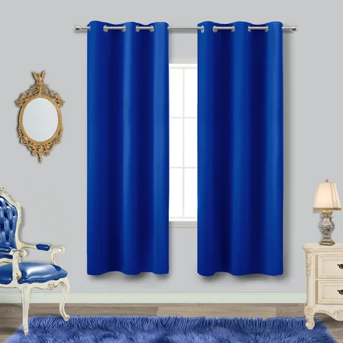 Miniatura 159 de Cortinas opacas de 72 pulgadas extra anchas para dormitorio, puerta corrediza de vidrio y patio, 2 paneles con ojales para oscurecer ventana grande