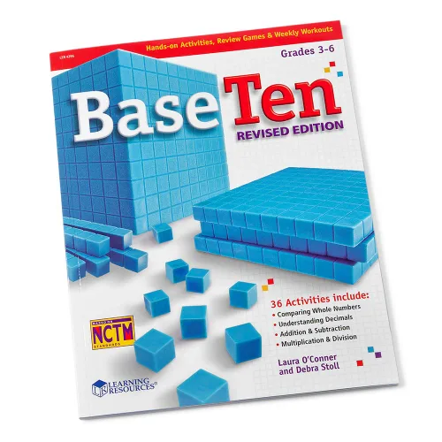 Miniatura 9 de ETA hand2mind Juego para clase de bloques base de diez interlox, 644 piezas