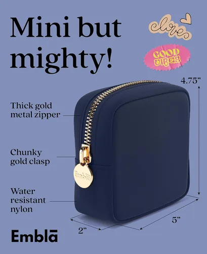 Miniatura 2 de Bolsa de Maquillaje de Viaje Embla Bolsa de Artículos de Aseo de Viaje, Zafiro, Mini, Mini