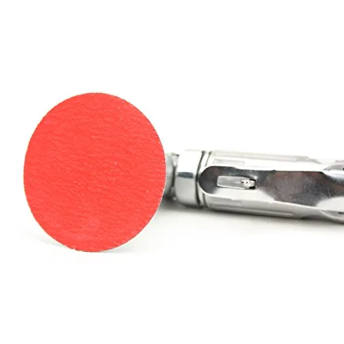 Miniatura 3 de BHA Discos de lijado de cerámica de cambio rápido tipo R macho, rollo de 3 pulgadas, grano 40, paquete de 25