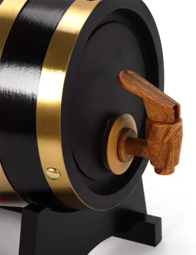 Miniatura 5 de Barril de whisky de 1,5 L, dispensador de barril de vino para el hogar, barriles de envejecimiento de roble para vino, licores, cerveza y licor