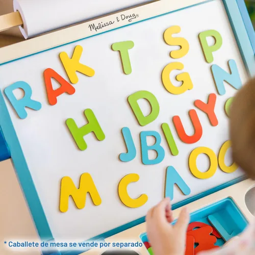 Miniatura 8 de Imanes de madera del alfabeto Melissa & Doug, Letras, Multicolor/Ninguno