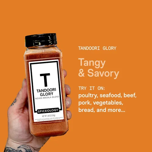Miniatura 5 de Spiceology - Tandoori Glory - Mezcla india Masala - Especias de curry y condimentos - Uso en: pollo, verduras, cordero, adobos, cerdo, mariscos