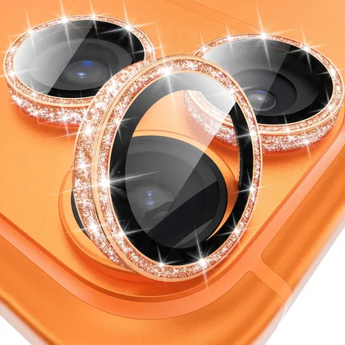 Miniatura 34 de YWXTW Protector de lente de cámara para iPhone 15/15 Plus/16e/ 17e, anillo de metal antiarañazos individual protector de pantalla de vidrio templado