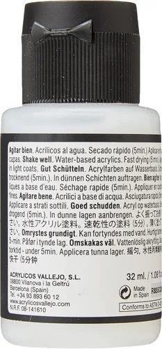 Miniatura 2 de Vallejo Pintura de barniz de metal brillante, 1.1 fl oz