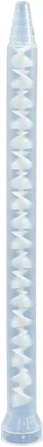 CosmoMix - Tubo de boquilla para mezclador estático helicoidal, boca de campana, 8.5 pulgadas, 18 elementos, 10 piezas, mezclador estático, mezcla