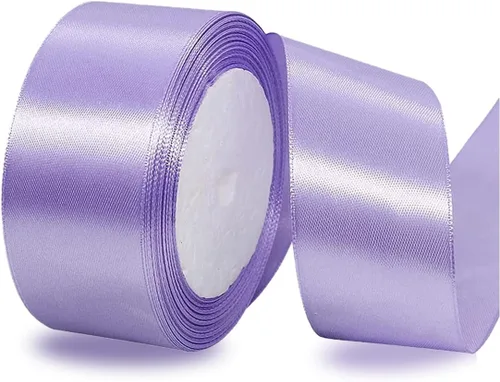 Miniatura 26 de Cinta de satén beige de 1 pulgada x 25 yardas, cinta de tela de color sólido para envoltura de regalos, manualidades, fabricación de lazos