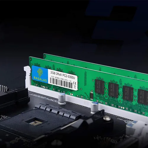 Miniatura 6 de Rasalas DDR2 4 GB Kit (2 x 2 GB) PC2-5300 667MHz RAM - PC2-5300U Udimm 2RX8 1.8V CL5 240 pines no ECC memoria de computadora de escritorio sin búfer
