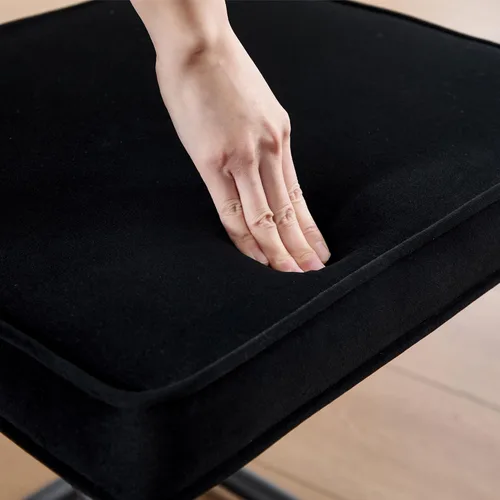 Miniatura 6 de Zesthouse Juego de 2 sillas de comedor de ratán natural, modernas sillas de comedor con respaldo de madera maciza para cocina, sala de estar, diseño