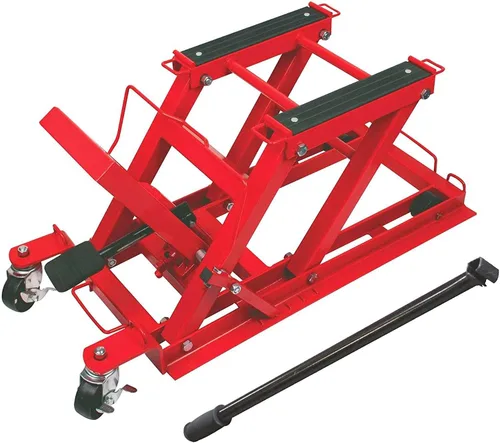 Miniatura 2 de BIG RED Gato Hidráulico de 1.500 lbs para Motocicleta, Mesa de Elevación para Deportes de Potencia Operada por Tijera para Moto, ATV, Bicicleta