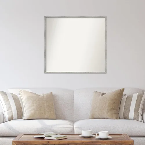 Miniatura 474 de Amanti Art Espejo de baño blanco para sobre el fregadero, 32 x 45 pulgadas, espejo de tocador rectangular blanco esbelto, marco de madera moderno