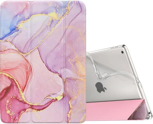 Miniatura 16 de Funda MoKo Compatible con Nuevo iPad de 9ª/8ª/7ª Generación de 10.2 pulgadas (2021/2020/2019), Funda Inteligente Delgada y Ligera con Soporte