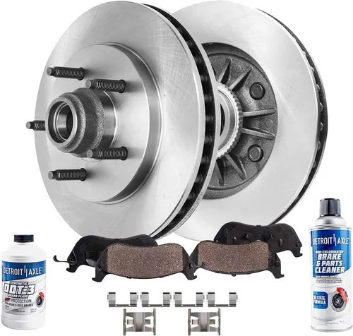 Miniatura 23 de Detroit Axle - Kit de freno delantero de 6 piezas para Honda CR-V 2002, 2003, 2004, rotores de freno de disco, pastillas de freno de cerámica