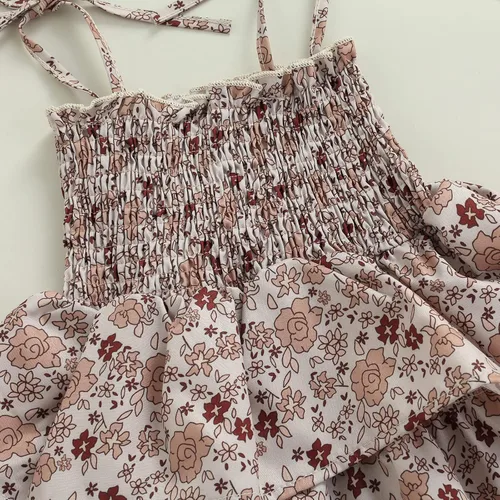 Miniatura 17 de MA&BABY Conjunto familiar de verano de 0 a 6 años a juego para hermanas, vestido de hermanas, camisa para hermano, lindo estampado floral