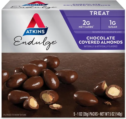Miniatura 15 de Atkins Endulge Treat, caramelos de mantequilla de maní, 2g de carbohidratos netos, 2g de azúcar, relleno cremoso de mantequilla de maní, bajo